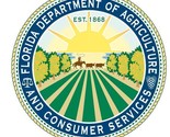 Florida Department of Agriculture Sticker Decal R7468 - $1.95+