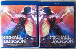 Michael Jackson The Historical Collection Vol 1 &amp; Vol 2 - 4x Bluray Vide... - £61.76 GBP