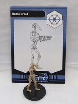 Battle Droid Star Wars The Clone Wars Miniature 21/40 With Card - €5,98 EUR