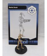 Battle Droid Star Wars The Clone Wars Miniature 21/40 With Card - €5,95 EUR