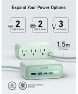 Anker 525 Charging Station 7-in-1 USB C Power Strip Max 65W PD Charge 5f... - £89.40 GBP