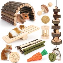 Hamster Toys Guinea Pig Toys Hamster Wheel Hamster Cage Accessories Small Animal - £19.10 GBP