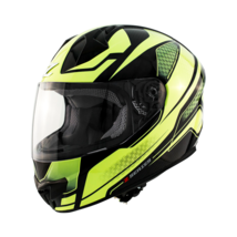Zox Adult Unisex OEM Hi-Viz Yellow &amp; Black Odyssey Carbon Vigilance Helmet - £89.20 GBP