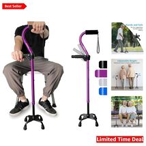 Ultra-Stable Walking Stick with 4-Prong Base, Adjustable and Lightweight... - $72.22