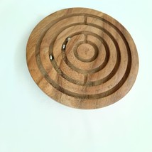 Handcrafted Sheesham wood/Rosewood Labyrinth Board Game Ball in Maze PuzzleGame - £39.36 GBP