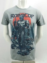 Robocop Alex Murphy Lootcrate Gray Cotton Blend T Shirt Mens Medium Sci Fi Movie - £17.08 GBP