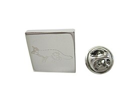 Kiola Designs Silver Toned Etched Fox Lapel Pin - $19.99