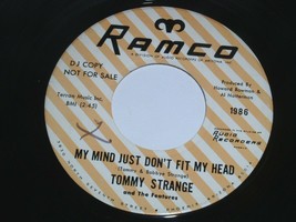 Tommy Strange My Mind Just Don&#39;t Fit My Head Piano Man 45 Rpm Record Ramco Promo - £59.94 GBP