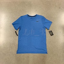 NWT Nike Breathe AJ8002-456 Men&#39;s Dri-FIT Training Top Tee Shirt Blue Size XXL - £19.53 GBP