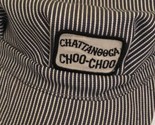 Vintage Chattanooga Choo Choo Train Conductor Hat Fitted Patch Cap Strip... - £15.02 GBP