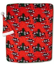 Disney 2 Piece Travel Blanket And Santa Hat Set Bedding,Disney,Standard - £29.75 GBP
