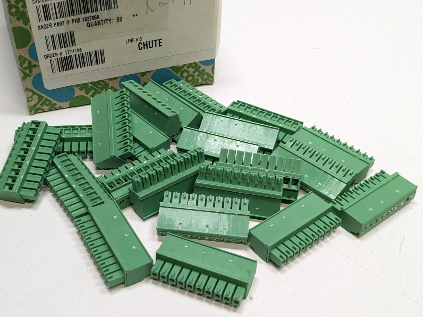 Lot of 22 NEW Phoenix Contact Terminal Block Connector Plug Female Socke... - $39.59