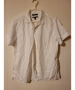 Banana Republic Button Down Shirt Men&#39;s Medium Short Sleeve Slim Collare... - $13.10