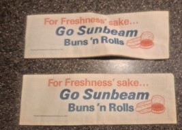 1968 SUNBEAM BREAD Vintage Butcher Style Paper Cap  - $16.82