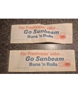 1968 SUNBEAM BREAD Vintage Butcher Style Paper Cap  - $16.82