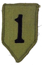 1st Infantry Division Embroidered Patch - Vintage - £3.13 GBP