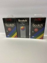 Lot Of (3) Brand New Sealed Vintage Scotch L-750 Videocassette Beta Tapes! - £11.67 GBP