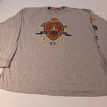 NFL St Louis Rams West Division Men&#39;s Gray T-Shirt Long Sleeve Size 2XL - $19.79