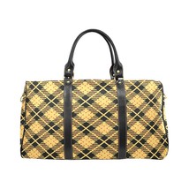 Black and Yellow Flannel Style Travel Bag - £56.42 GBP+