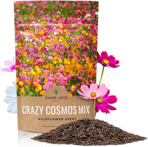 Cosmos Seeds Wildflower Mixture - Bulk Quarter Pound Bag - over 20,000 Seeds - P - £40.29 GBP