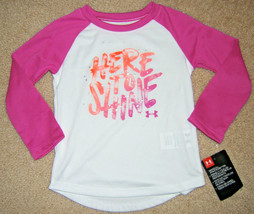Under Armour Baby Girl  Long Sleeve T-Shirt Top Here To Shine 18M 18 Month - £7.05 GBP