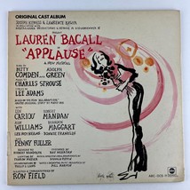 Lauren Bacall Applause Original Broadway Cast Vinyl LP Record Album ABC-... - £7.88 GBP