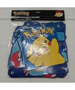Pokemon Pikachu Happy Birthday Banner 7.59 FT Party Decoration  - $19.55 CAD