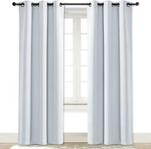 Cloud Grey Window Curtain And Drape By Nicetown (1 Panel, 42 By 84), Eas... - £27.29 GBP