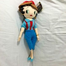 New Betty Boop Plush Cowboy Doll 17 in Tall to top of hat Doll Toy  - £12.54 GBP