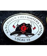 Union Pin - Vancouver Firefighters Union Local 18 - $47.80 CAD