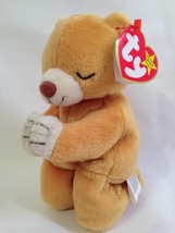 Ty HOPE Beanie Babies Original Retired The Praying Bear Beanie Baby 1998 ERRORS - $501.99