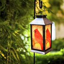 Solar Lanterns, Outdoor Hanging Lanterns Waterproof Led Solar Cardinal Lights Ta - £31.26 GBP