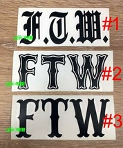FOREVER TWO WHEELS DECAL STICKER VINYL outlaw biker ftw motorcycle tank ... - £5.48 GBP+