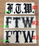 FOREVER TWO WHEELS DECAL STICKER VINYL outlaw biker ftw motorcycle tank ... - £5.52 GBP+