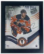 CONNOR McDAVID Edmonton Oilers Framed 15&quot; x 17&quot; Game Used Puck Collage L... - £92.78 GBP