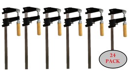 Lot of 24 - EDM 12&quot; Steel Bar Clamps Wholesale Quick Release Ratcheting ... - $129.99