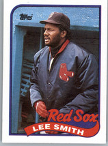 1989 Topps 760 Lee Smith  Boston Red Sox - £0.77 GBP