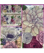 Floral Flower Print Paper Cocktail Beverage Napkins Party Square Rectang... - $14.00