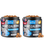 2 Cat Calming Treats - Hemp Calming Care for Cats Cat Melatonin Soft Che... - £25.70 GBP