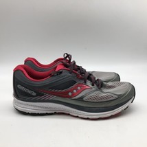 Saucony Guide 10 Sneakers Running Shoes Lace Up Low Top Gray Pink Size 10.5 - £24.66 GBP