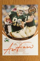 2006 Press Pass Football Autograph Bronze Anthony Fasano AUTO Red Ink - £3.88 GBP