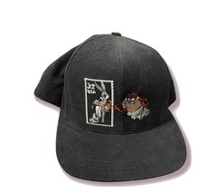 Bugs Bunny Taz Snapback Postage Stamp Collection Hat 90s Bugs Bunny Loon... - $8.04