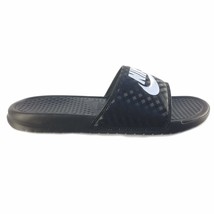 Nike Wmns Benassi JDI Black/White Sandals/ Slippers 343881-011 Size 10 - £27.41 GBP