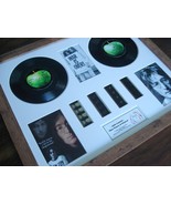 John Lennon Imagine vinyl 35mm film cell framed montage display - $205.61 CAD