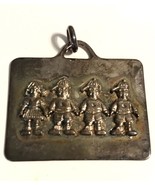 Vintage Save The Children Pendant 925 Sterling Silver World Children Ver... - €33,86 EUR