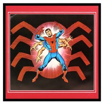 VINTAGE 1978 Marvel Spider-Man Transformation Framed 12x12 Poster Display - $39.59