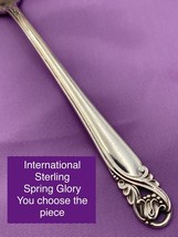International Sterling Spring Glory * You Choose Piece * No Monograms 23-1903 - $22.75+