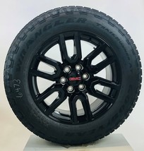 20&quot; GMC Sierra Black Elevation Denali SLT OEM Wheels Goodyear AT Tires T... - $1,929.51