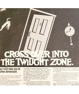 1987 Twilight Zone VHS Order Form Horror Sci-Fi Advertisement Vintage Fi... - $476.67 MXN