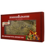 Dungeons &amp; Dragons: The Cartoon 40th Anniversary Rollercoaster Ticket RA... - £39.10 GBP